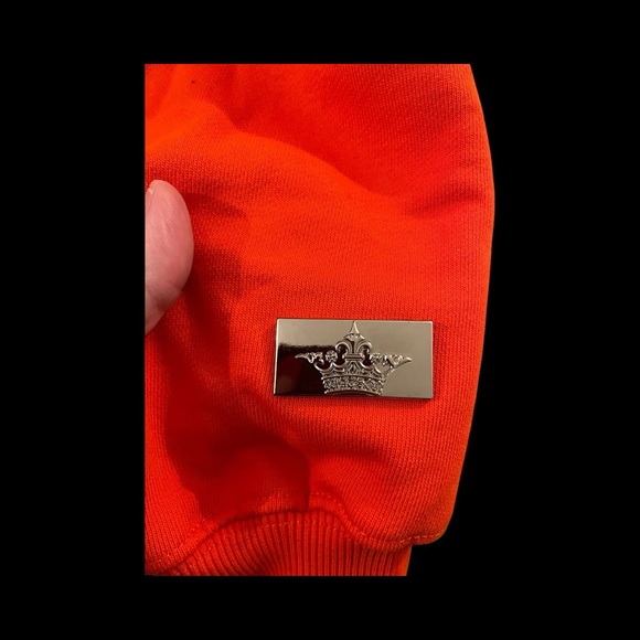 Watson Vibrant Red Skull Graphic Hoodie - Picture 7 of 7